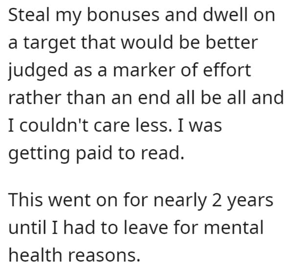 Employee's Quiet Quitting In Response To Bonus Skimming Causes 80% Revenue Plunge - Jarastyle