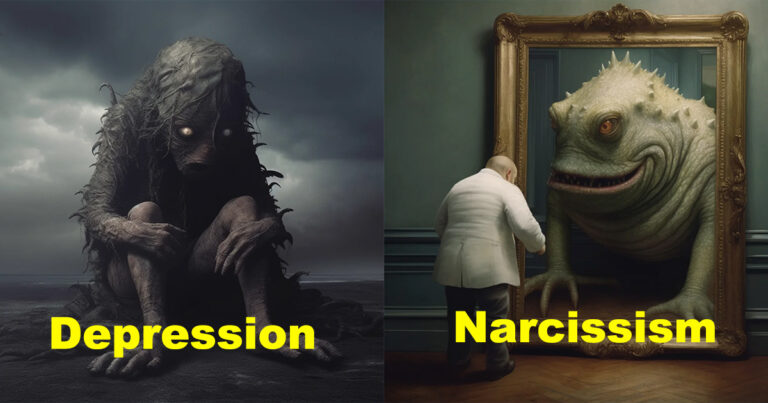 Midjourney AI Illustrates Psychological Problems And Disorders As Monsters