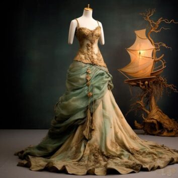 AI Creates Stunning Gowns Inspired By Famous Places In Literature (36 Pics)