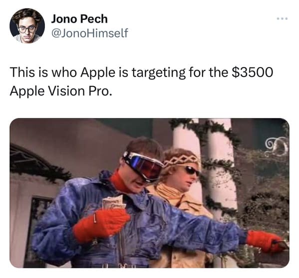 Apple Vision Pro priced at almost Rs 3 lakh has the internet in splits,  check hilarious memes about this newly launched VR headset