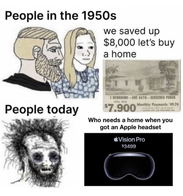 40 Apple Vision Pro VR Headset Memes That Are Almost As Funny As Its $3500  Price Tag