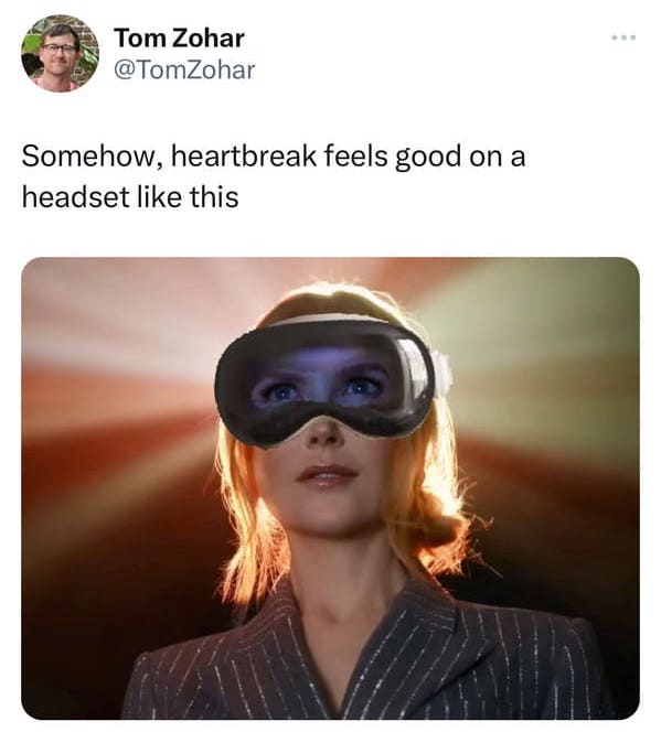 Apple Vision Pro priced at almost Rs 3 lakh has the internet in splits,  check hilarious memes about this newly launched VR headset