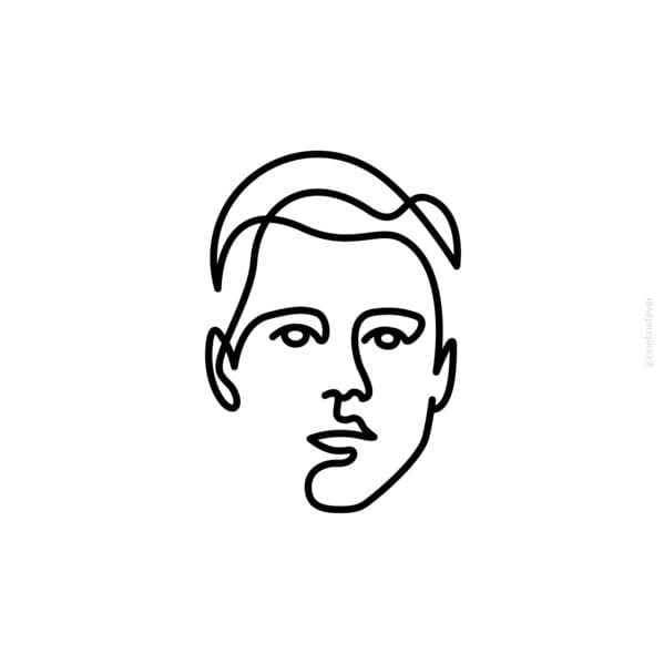 25 Celebrity Portraits Drawn With Just One Line By Artist Loooop Studio