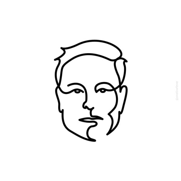 25 Celebrity Portraits Drawn With Just One Line By Artist Loooop Studio - Jarastyle