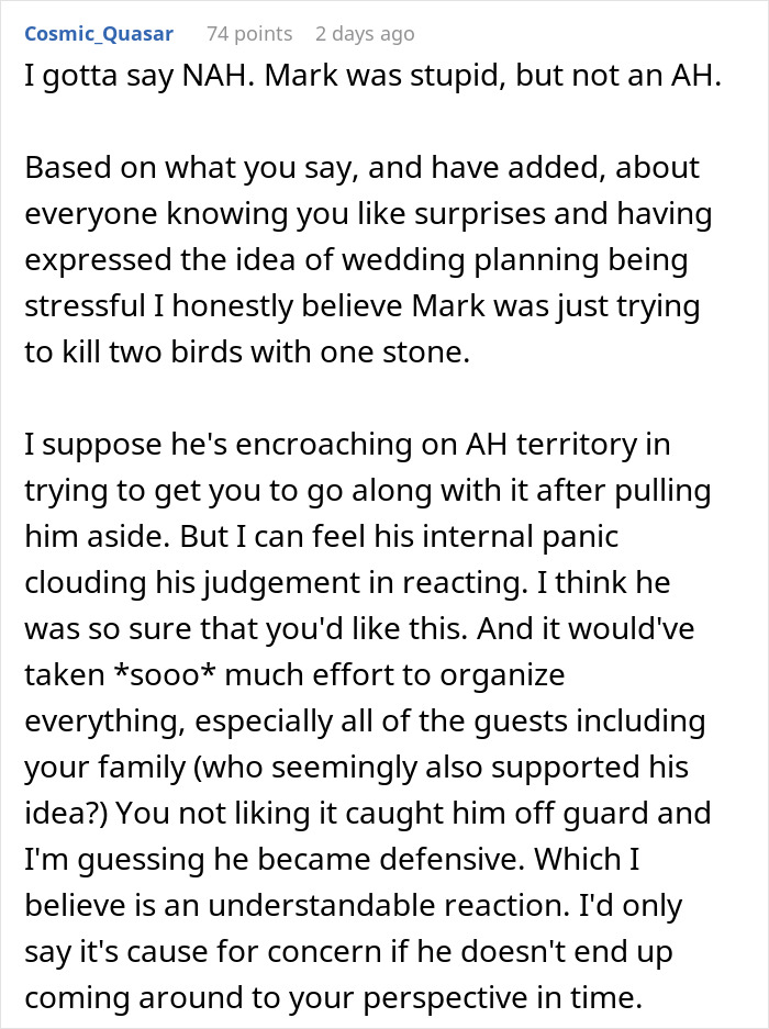 Boyfriend's "Surprise Wedding" Scheme Backfires, Girlfriend Walks Out And Wonders If She Was Wrong To Leave - Jarastyle