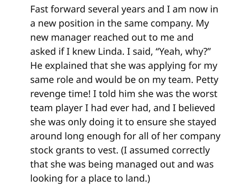 Employee's Petty Revenge Costs Manager Fresh Off Vacation $300-500K In Unvested Stock After Trying To Cancel PTO For Everyone Else - Jarastyle