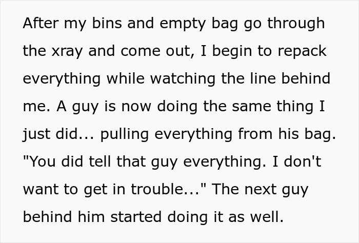 Employee Maliciously Complies When Security Demands They Remove 'Everything' From Their Bag Before An X-Ray, Inciting Others To Do The Same - Jarastyle