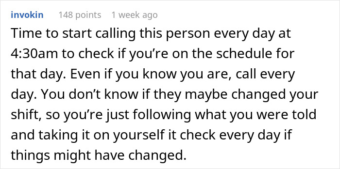 Employee's Schedule Is Made By Manager With A Grudge, Then Wakes On Day Off To A Message Asking Why They Aren't At Work - Jarastyle