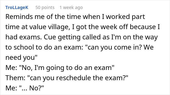 Employee's Schedule Is Made By Manager With A Grudge, Then Wakes On Day Off To A Message Asking Why They Aren't At Work - Jarastyle