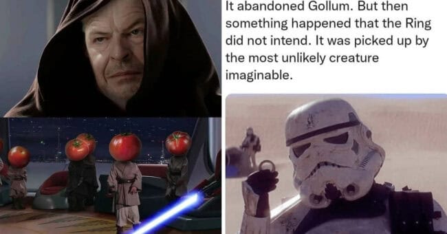 40 Funny 'Star Wars' And 'Lord Of The Rings' Mash-Up Memes That ...