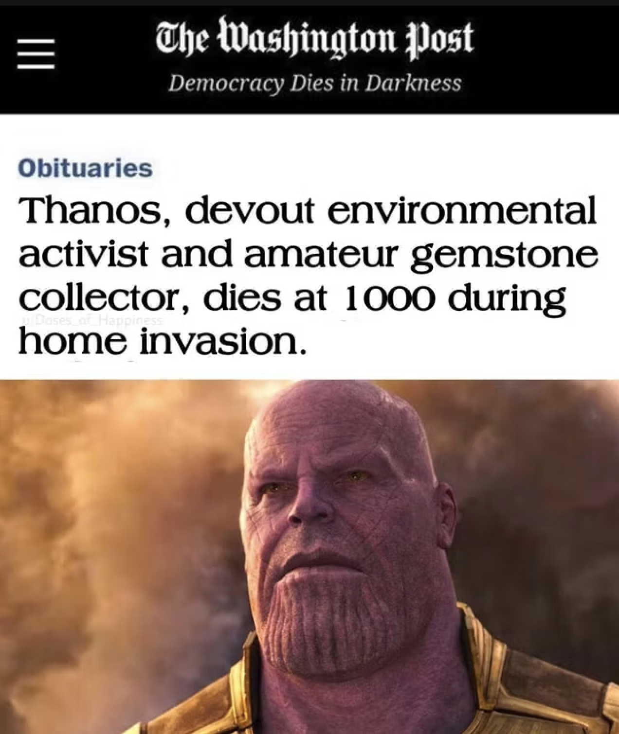 30 Memes About Thanos...Perfectly Balanced, As All Things Should Be - Jarastyle