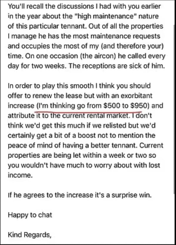 Real Estate Agent's Email Mishap Exposes Plot To Price Out Tenant - Jarastyle