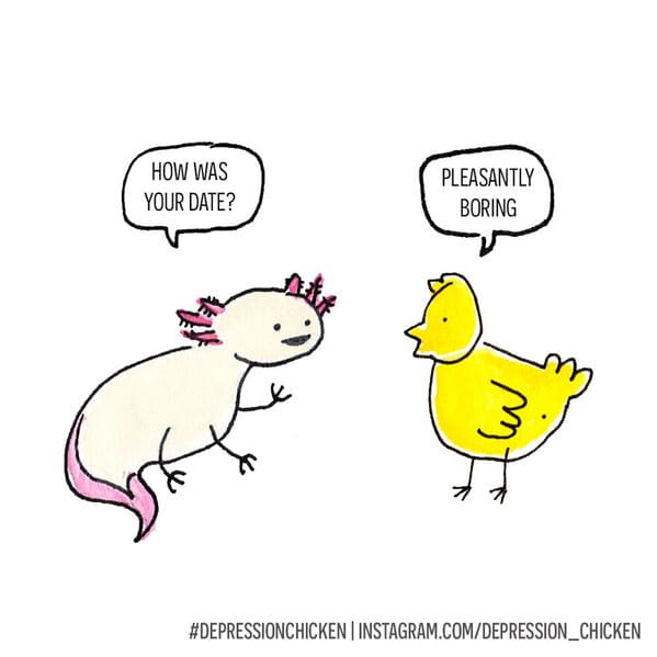 Cartoonist's 'Depression Chicken' Comics Inspire Laughter For Those Struggling With Mental Health (40 Comics) - Jarastyle