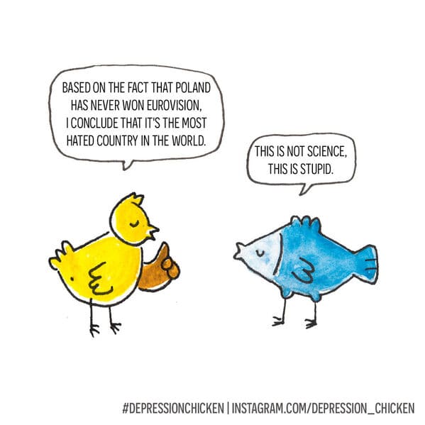 Cartoonist's 'Depression Chicken' Comics Inspire Laughter For Those Struggling With Mental Health (40 Comics) - Jarastyle