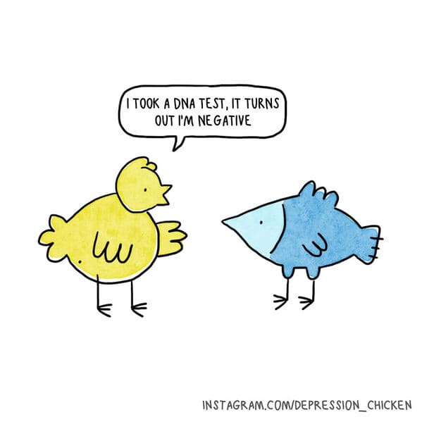 Cartoonist's 'Depression Chicken' Comics Inspire Laughter For Those Struggling With Mental Health (40 Comics) - Jarastyle