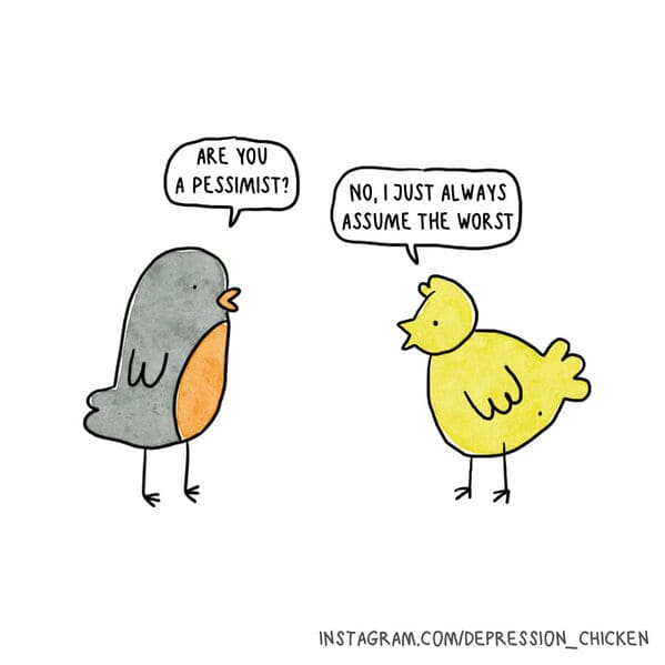 Cartoonist's 'Depression Chicken' Comics Inspire Laughter For Those Struggling With Mental Health (40 Comics) - Jarastyle