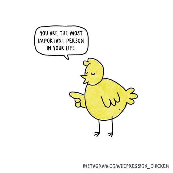 Cartoonist's 'Depression Chicken' Comics Inspire Laughter For Those Struggling With Mental Health (40 Comics) - Jarastyle