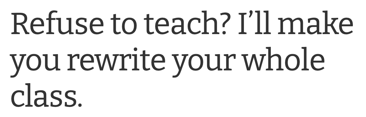 Student Gets Pro Revenge On Professor Who Would Rather Pontificate Than Just Teach The Class - Jarastyle