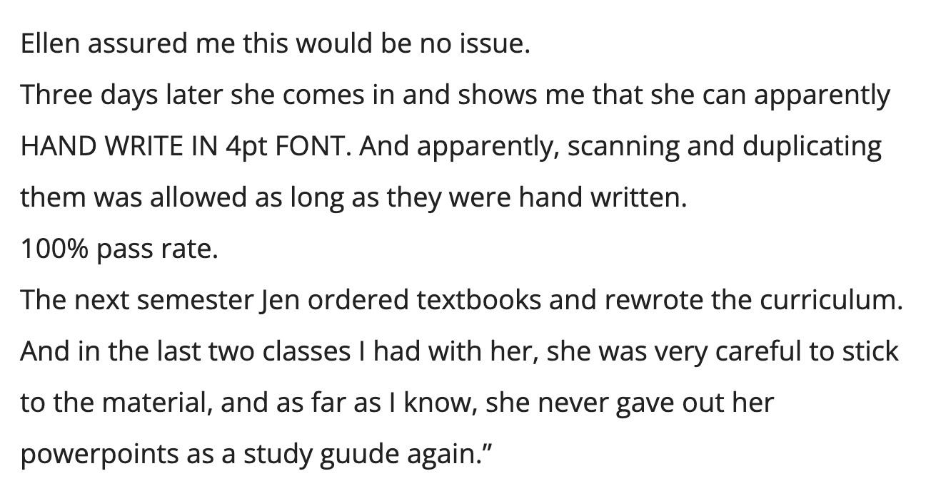 Student Gets Pro Revenge On Professor Who Would Rather Pontificate Than Just Teach The Class - Jarastyle