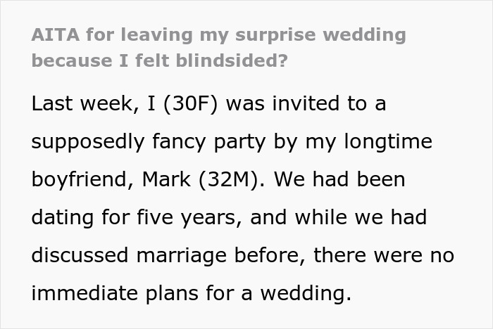 Boyfriend's "Surprise Wedding" Scheme Backfires, Girlfriend Walks Out And Wonders If She Was Wrong To Leave - Jarastyle