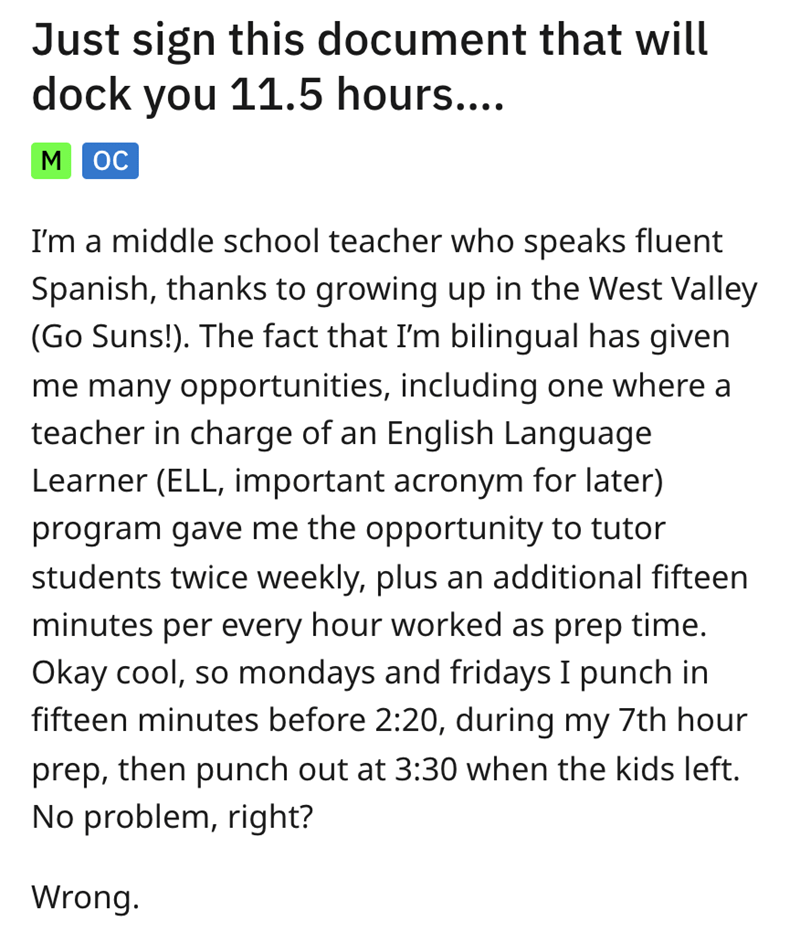 School Administration's Attempt To Dock Teacher's Pay Uncovers Clerical Error Where They Realized They Owe Her Lots Of Money - Jarastyle