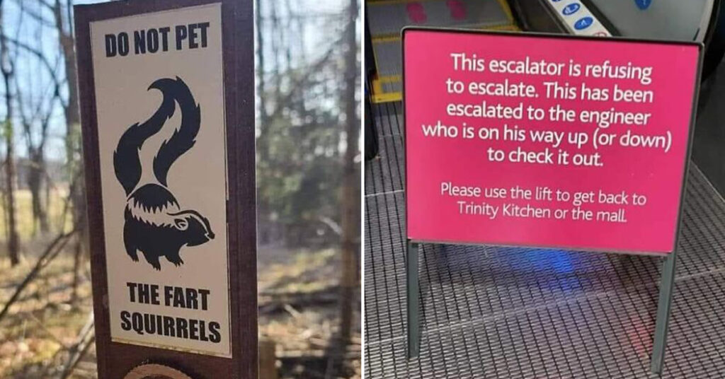 25 Funny Signs Shared By "Useless, Unsuccessful, And/Or Unpopular ...