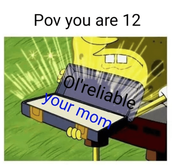 your mom is the bomb meme