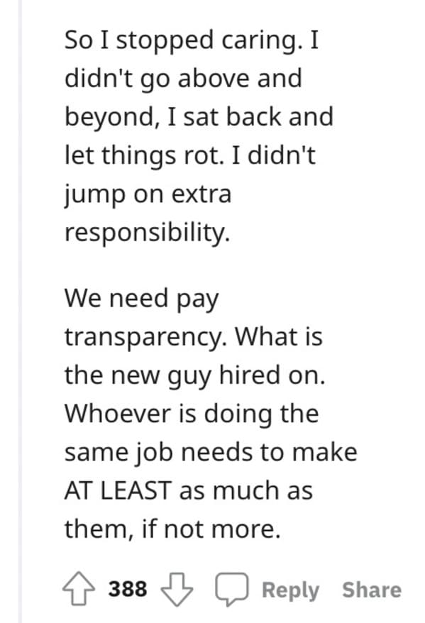 Employee Walks Out In Protest As New Hire Receives Higher Salary For Same Job - Jarastyle