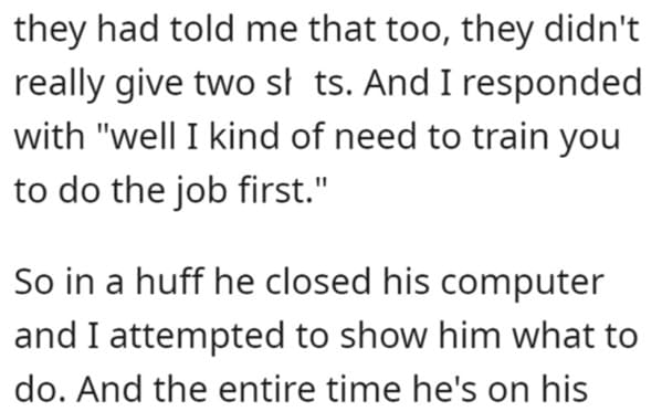 Boss Demands Ex-Employee Train New Hire Despite Resignation, Refusal Triggers Dozens Of Phone Calls - Jarastyle