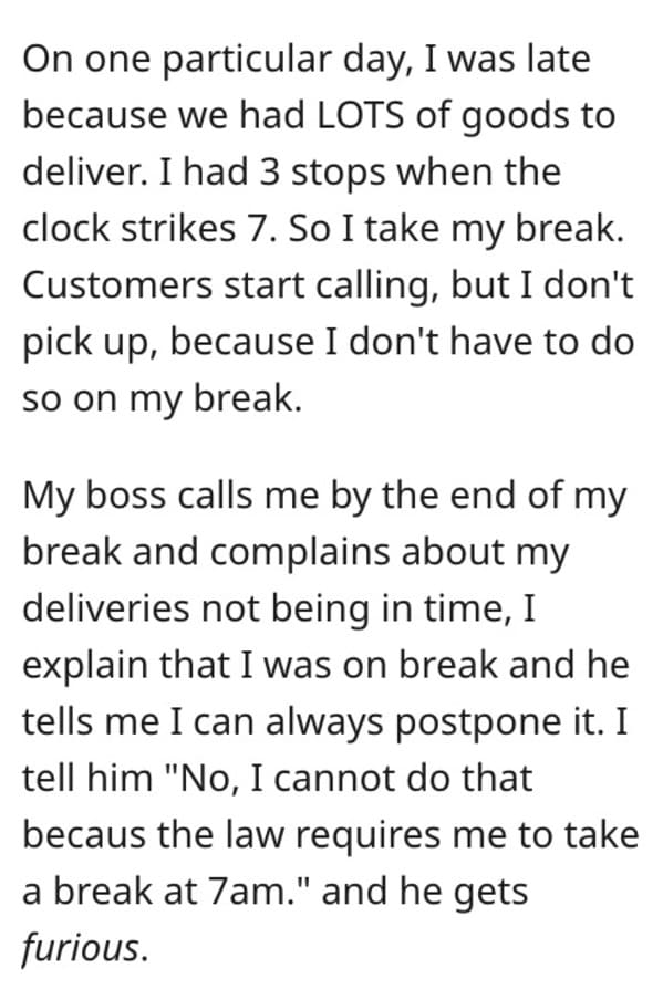 Truck Driver Gets Petty Revenge On Boss Who Doesn't Allow Breaks - Jarastyle