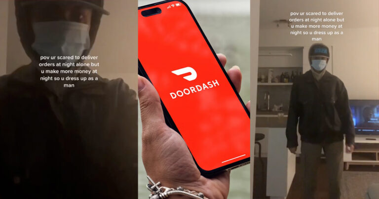 Woman Disguises Herself As A Man So She’s Able To Work Safely At Night As A Delivery Driver