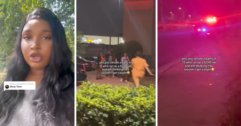 Waitress Catches 12 Person Party Attempting To Dine And Dash, Videos The Sweet Justice