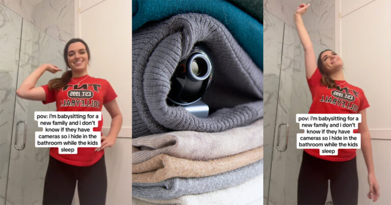 Babysitter Claims She Isn’t Sure If Parents Have Hidden Cameras, So She Hides In The Bathroom After Kid’s Bedtime