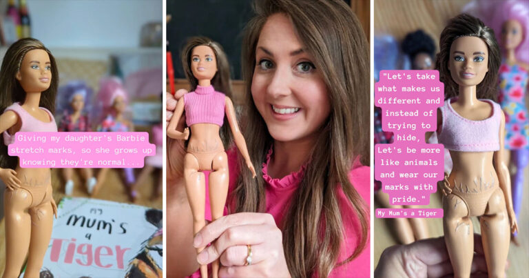 Debate Is Swirling Around This Viral Video Of Mom Drawing “Tiger Stripes” On Barbies