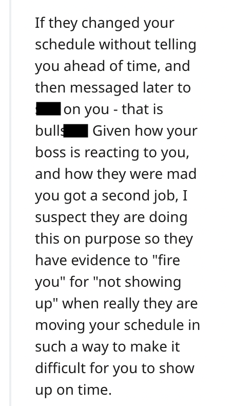 Disgruntled Worker Vents About Awful Boss Changing Their Days Off With Only 2 Days Notice - Jarastyle