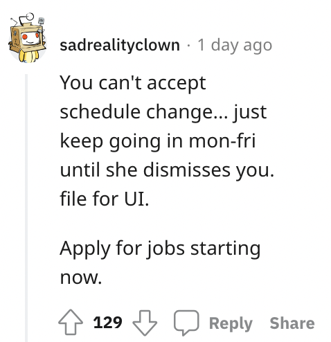 Disgruntled Worker Vents About Awful Boss Changing Their Days Off With Only 2 Days Notice - Jarastyle