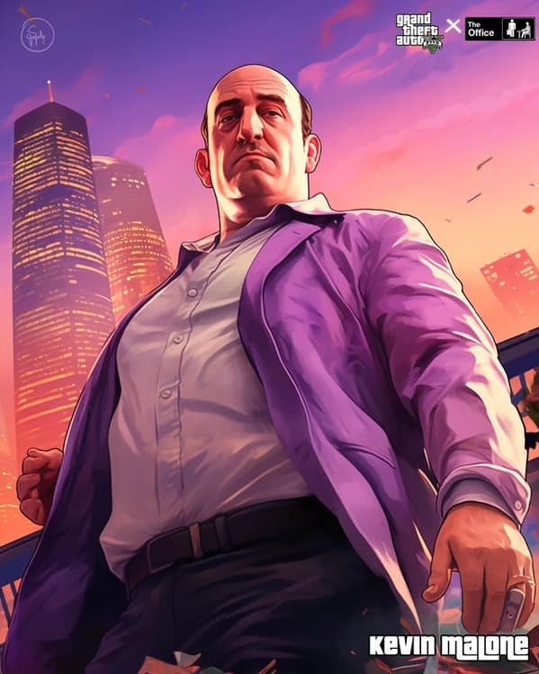 The Office' Cast And GTA V Collide In An Unforgettable AI-Powered Mashup (20 Pics) - Jarastyle