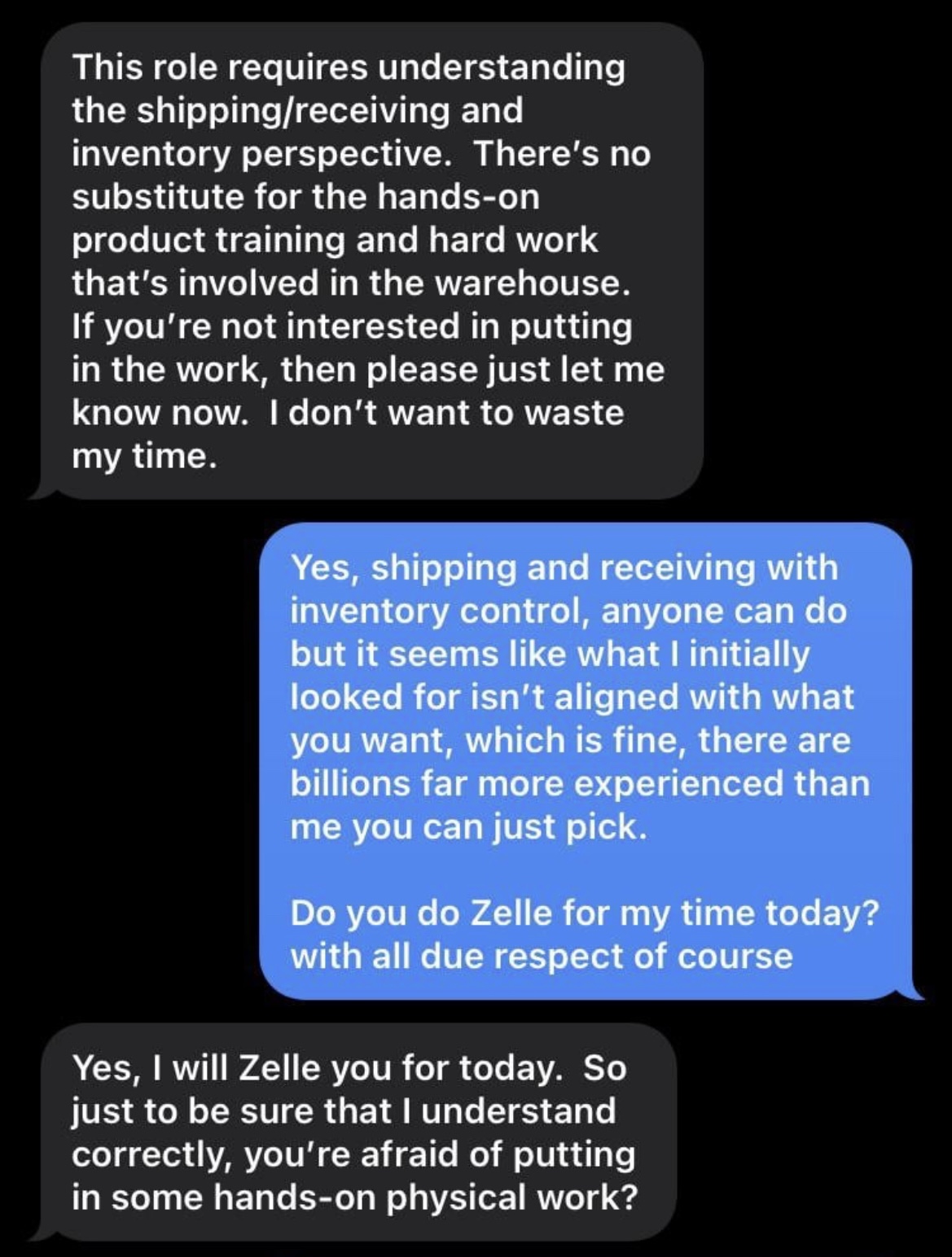 Slick CEO Convinces Applicant To Take Terrible Job, Then Threatens To Not Pay Them For Any Of It - Jarastyle