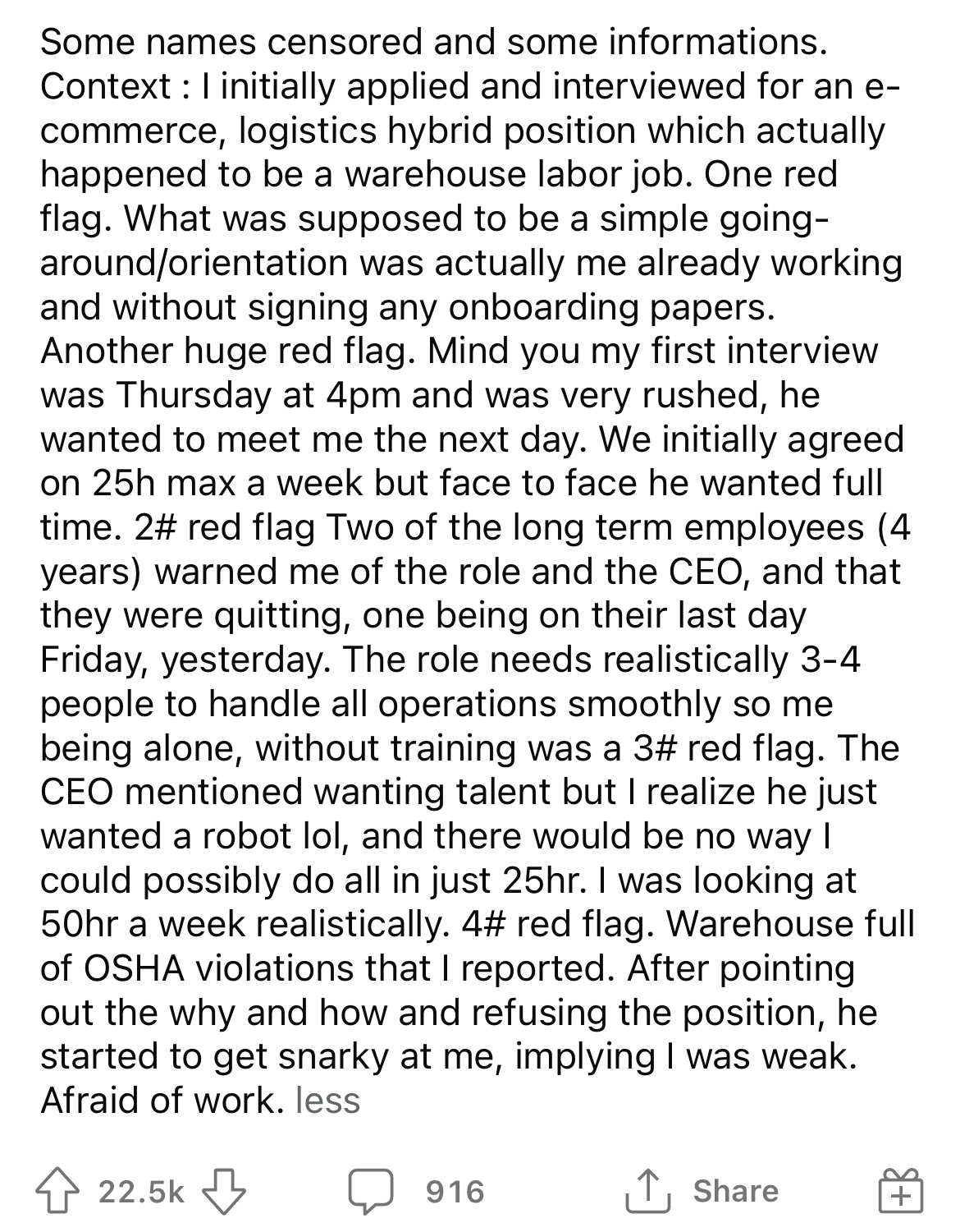 Slick CEO Convinces Applicant To Take Terrible Job, Then Threatens To Not Pay Them For Any Of It - Jarastyle