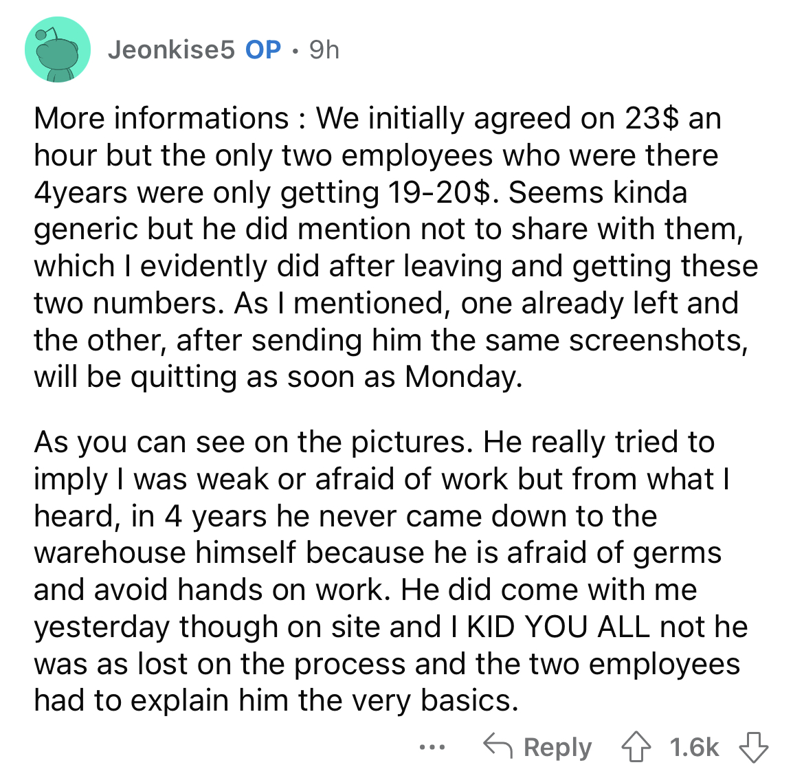 Slick CEO Convinces Applicant To Take Terrible Job, Then Threatens To Not Pay Them For Any Of It - Jarastyle