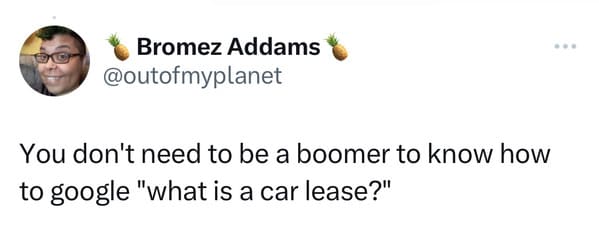 Internet Roasts Clueless Guy For Failing To Grasp The Concept Of Car Leasing - Jarastyle