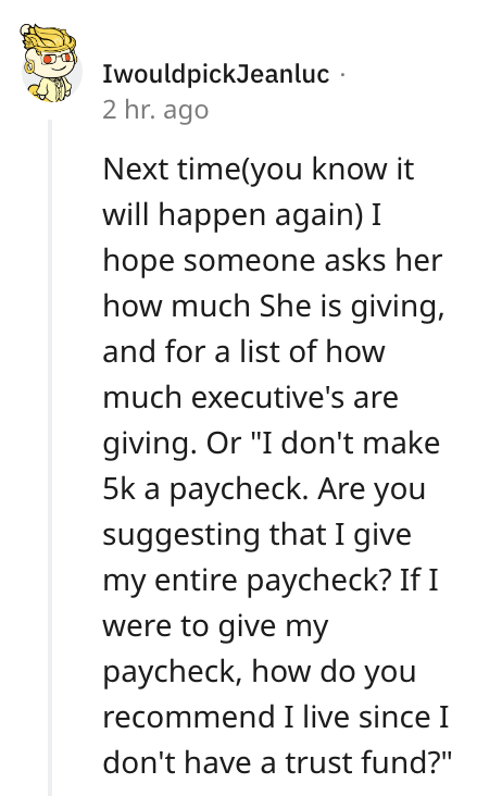 Wildly Out Of Touch Company Asks Employees To Voluntarily Deduct $5K From Their Paychecks To Be "Team Players" - Jarastyle