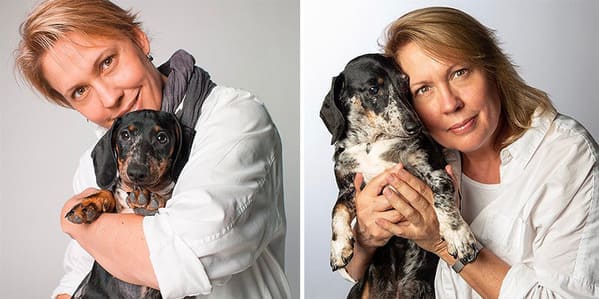 35 Touching Photos Showing Older Dogs As Puppies From The "Dog Years Project" - Jarastyle