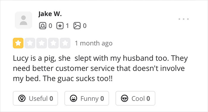 Florida Chipotle's Viral Yelp Reviews Hilariously Warn Of A Husband-Seducing Female Worker - Jarastyle