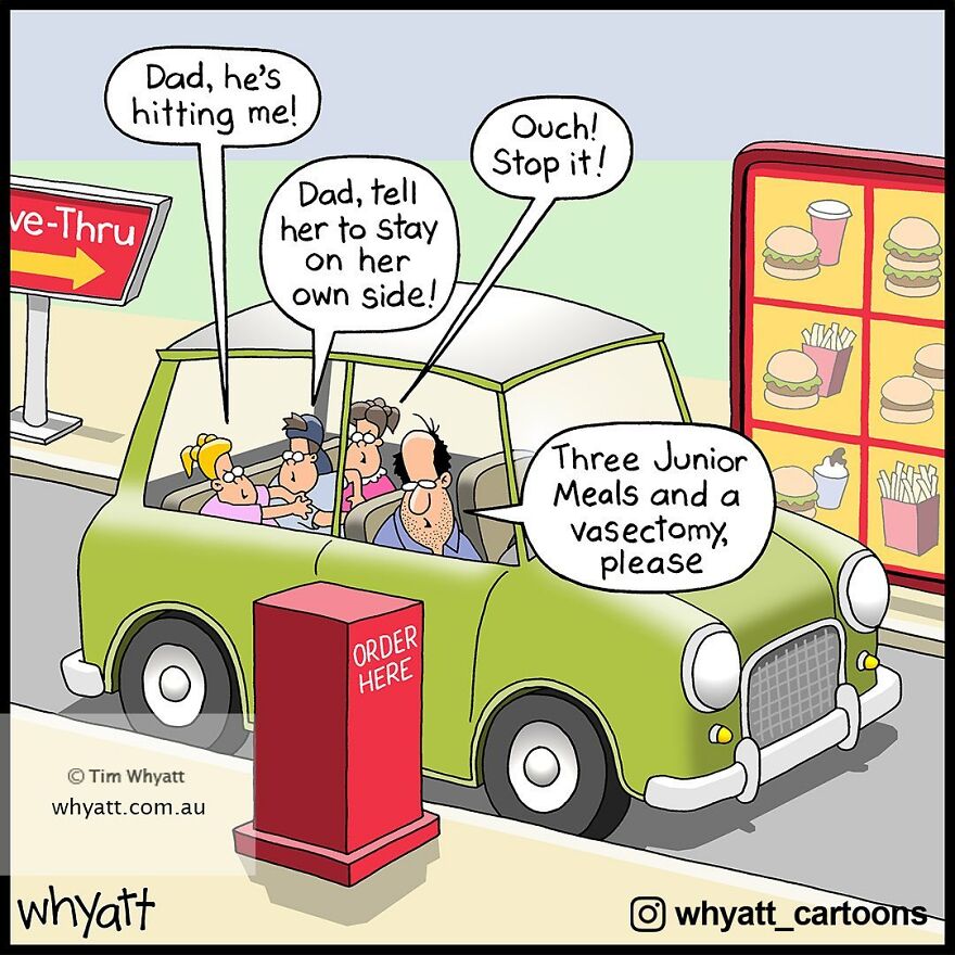 40 Witty And Relatably Funny One-Panel Comics From Whyatt Cartoons - Jarastyle