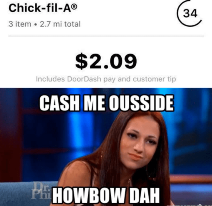 20+ Funny DoorDash Memes And Moments You Don't Have To Tip Us For