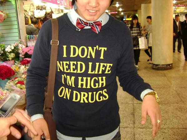 40 Hilariously Unfortunate English T-Shirts People In Asia Were Fooled Into Wearing - Jarastyle