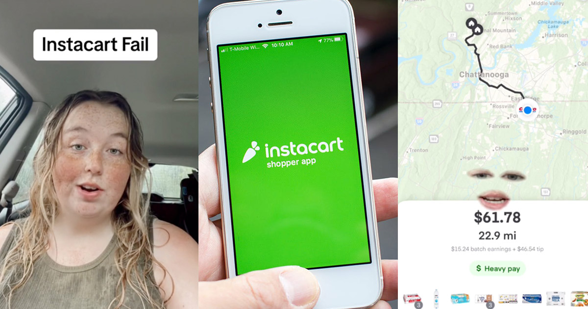Instacart Shopper Out $1000 After Accepting A $60 Costco Order Over 20  Miles Away, Then Falls And Breaks Her Phone