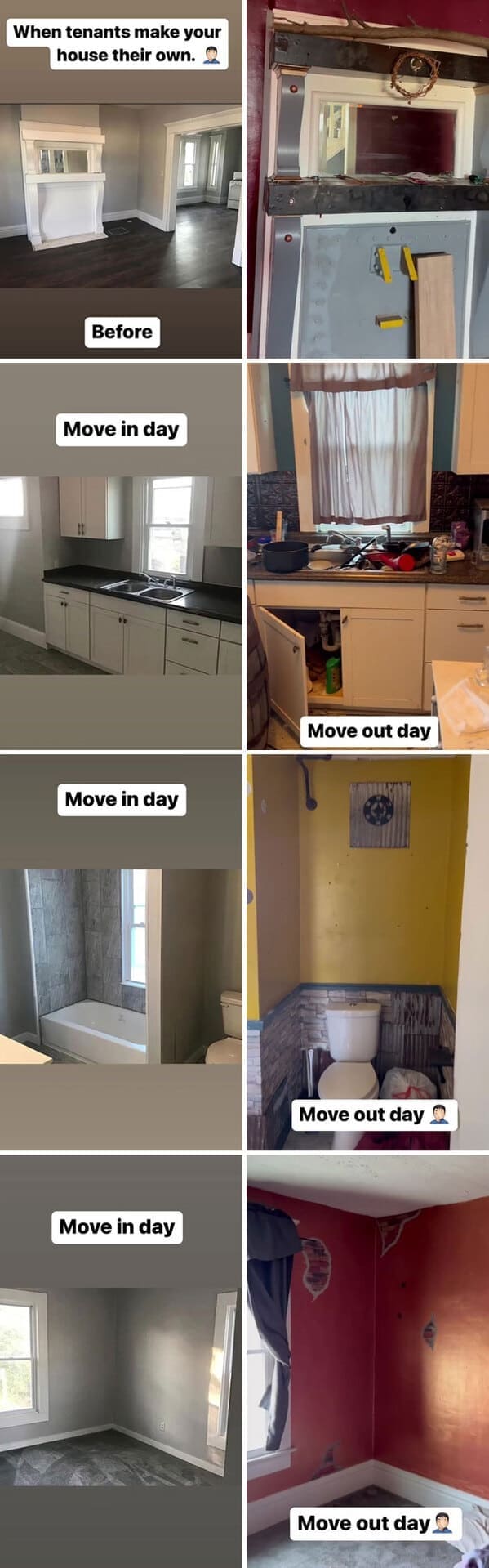 25+ Landlords Reveal The Shocking State Left Behind By Terrible Tenants In Their Homes - Jarastyle