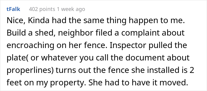 "Karen" Is Mad Neighbor's Shed Is Too Big, Calls The Inspector, Then She's Even More Mad When They Maliciously Comply - Jarastyle